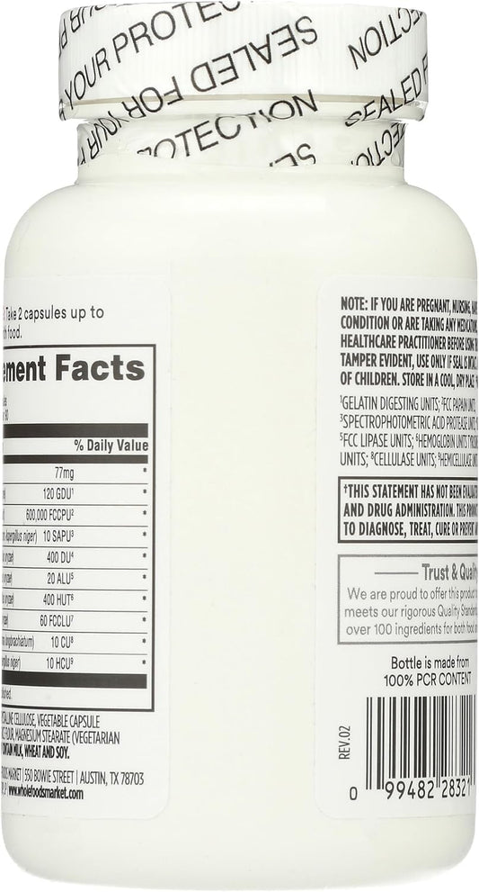 Whole Foods Market Wholezyme 365 Capsules - 180 Count (Pack of 2)