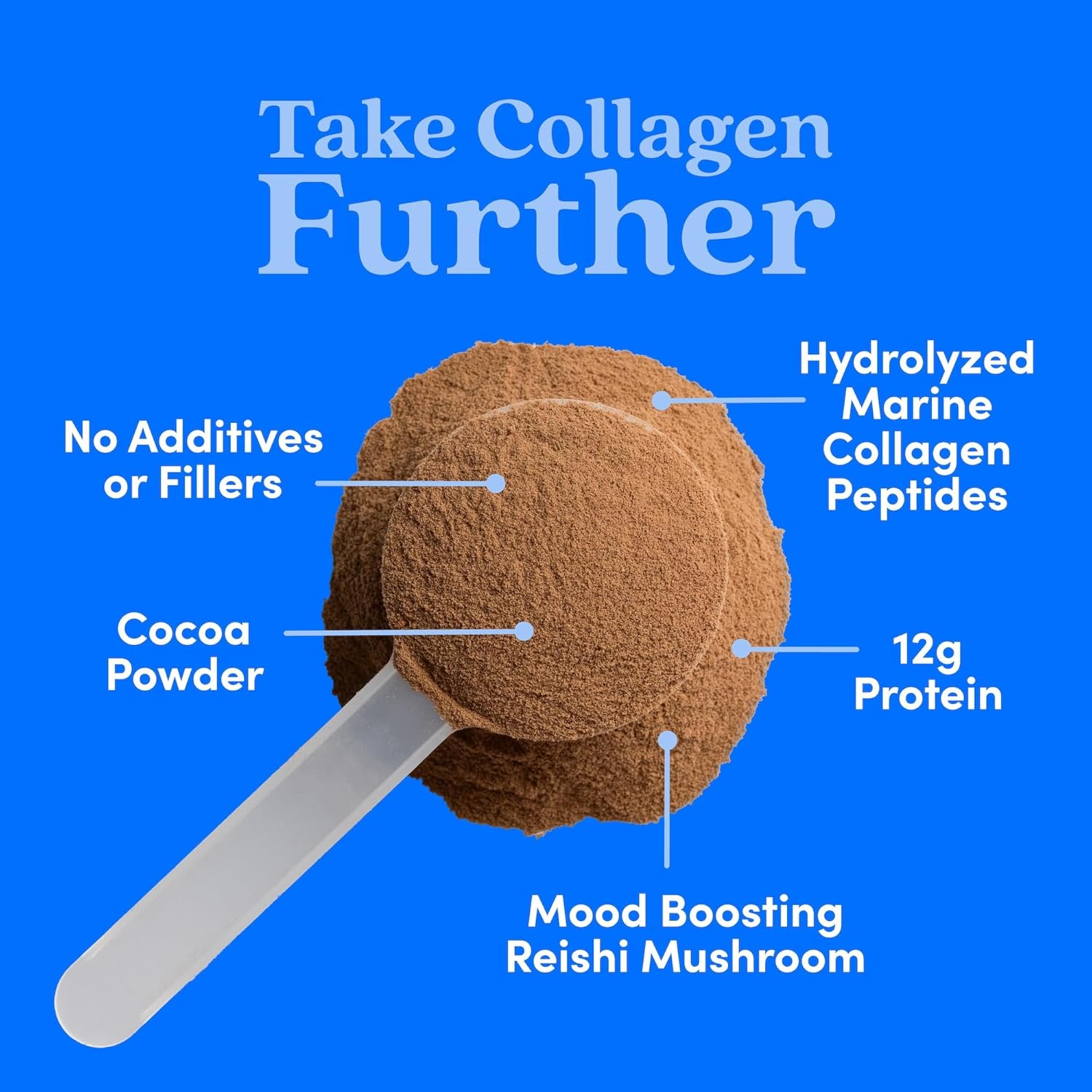 Wild Caught Marine Collagen Peptides Powder with Type 1, 2 & 3 Collagen for Gut, Joint, Hair, Skin, Nails - 7.41 oz