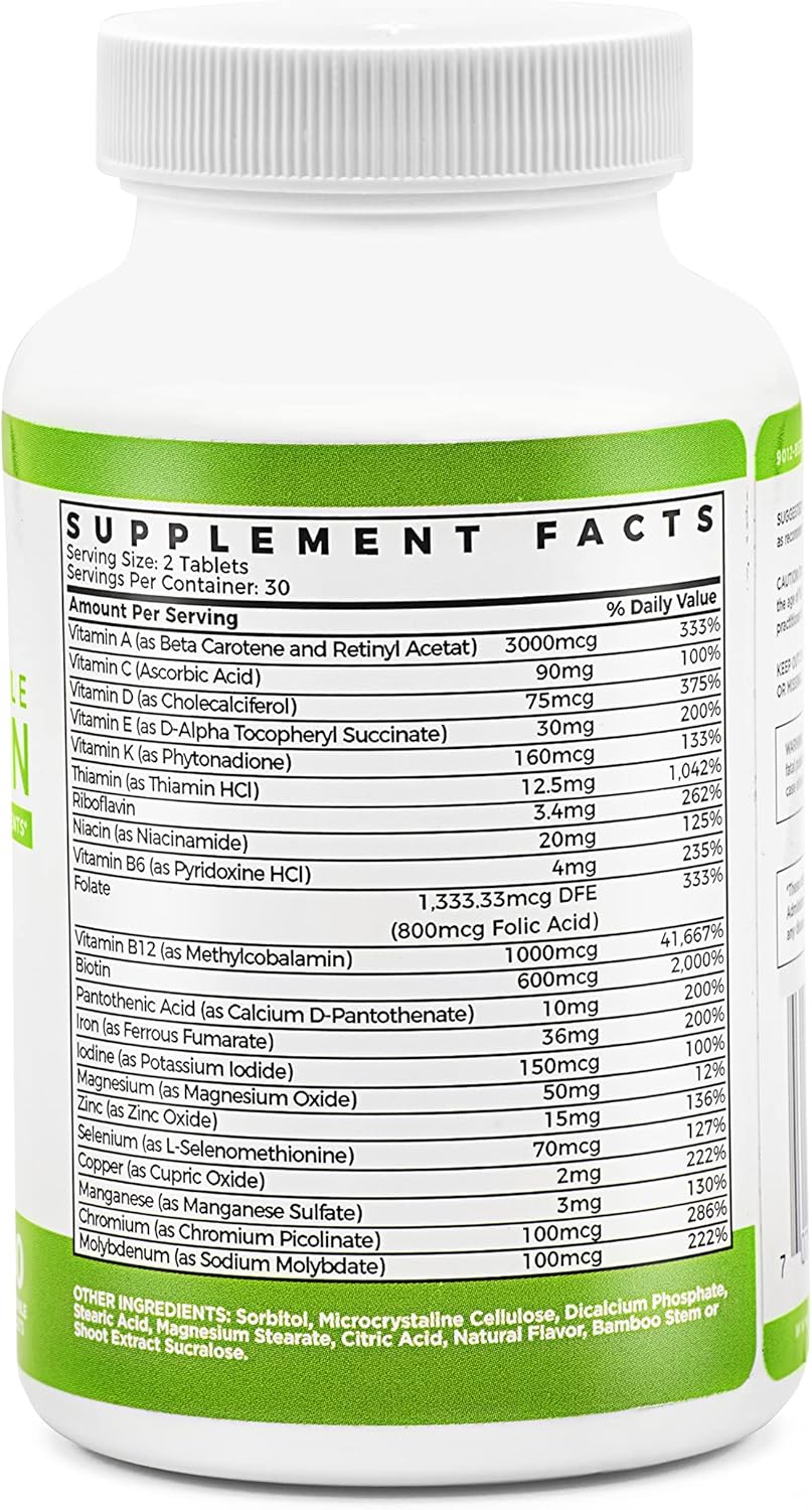 Wild Cherry BariSlim Advanced Chewable Bariatric Multivitamin Tablets - 60 Count