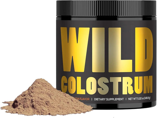 Wild Foods Bovine Colostrum Supplement Powder - Pure Whole Superfood with Natural IgG, Unflavored - 30 Servings, 4.23 oz