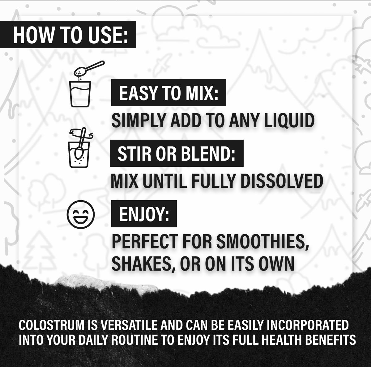 Wild Foods Bovine Colostrum Supplement Powder - Pure Whole Superfood with Natural IgG, Unflavored - 30 Servings, 4.23 oz