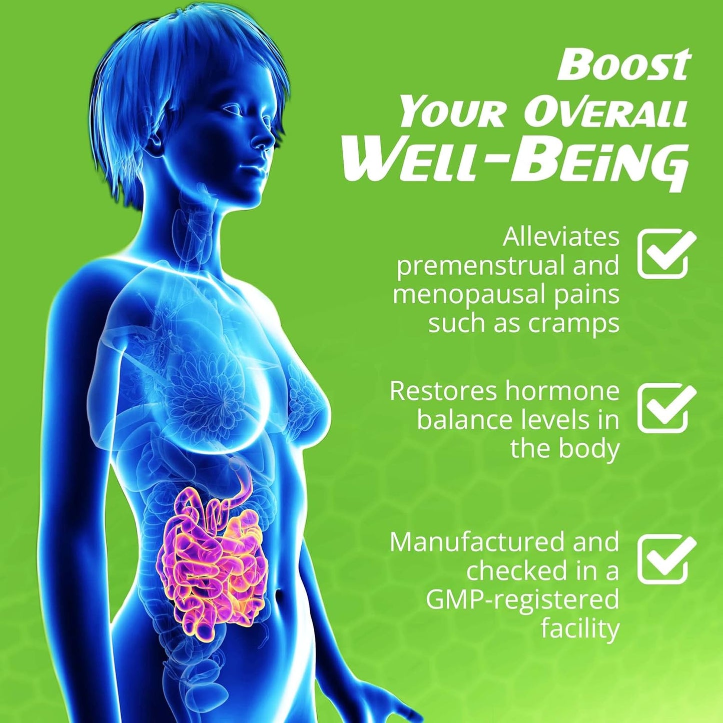 Wild Yam Root Capsules for Menopause Support and Hormone Balance - 60 Veg Capsules