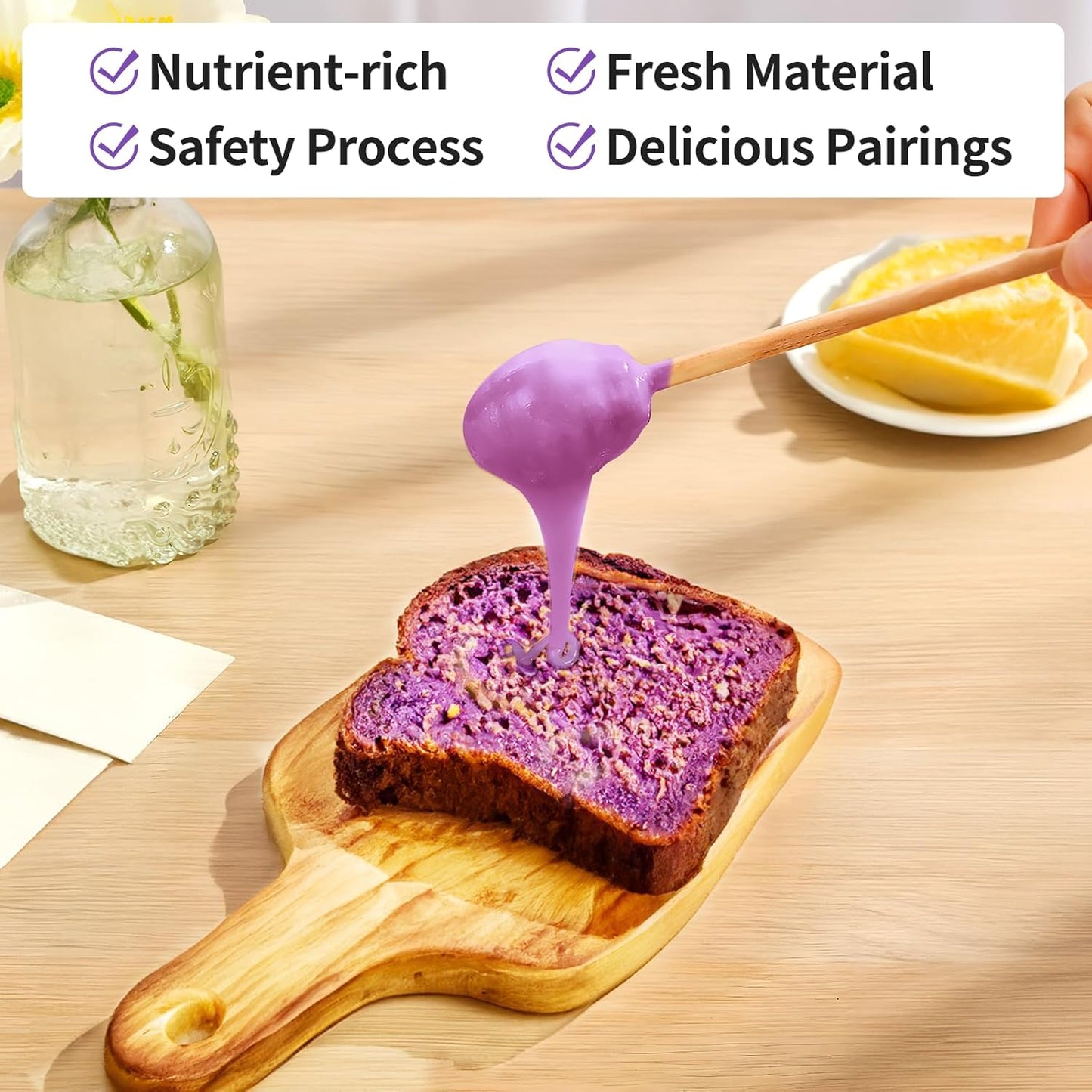 Wildcrafted Elderberry Flavor Sea Moss Gel - 15 OZ | Organic Raw Non-GMO Irish Sea Moss Gel for Thyroid & Digestive Support