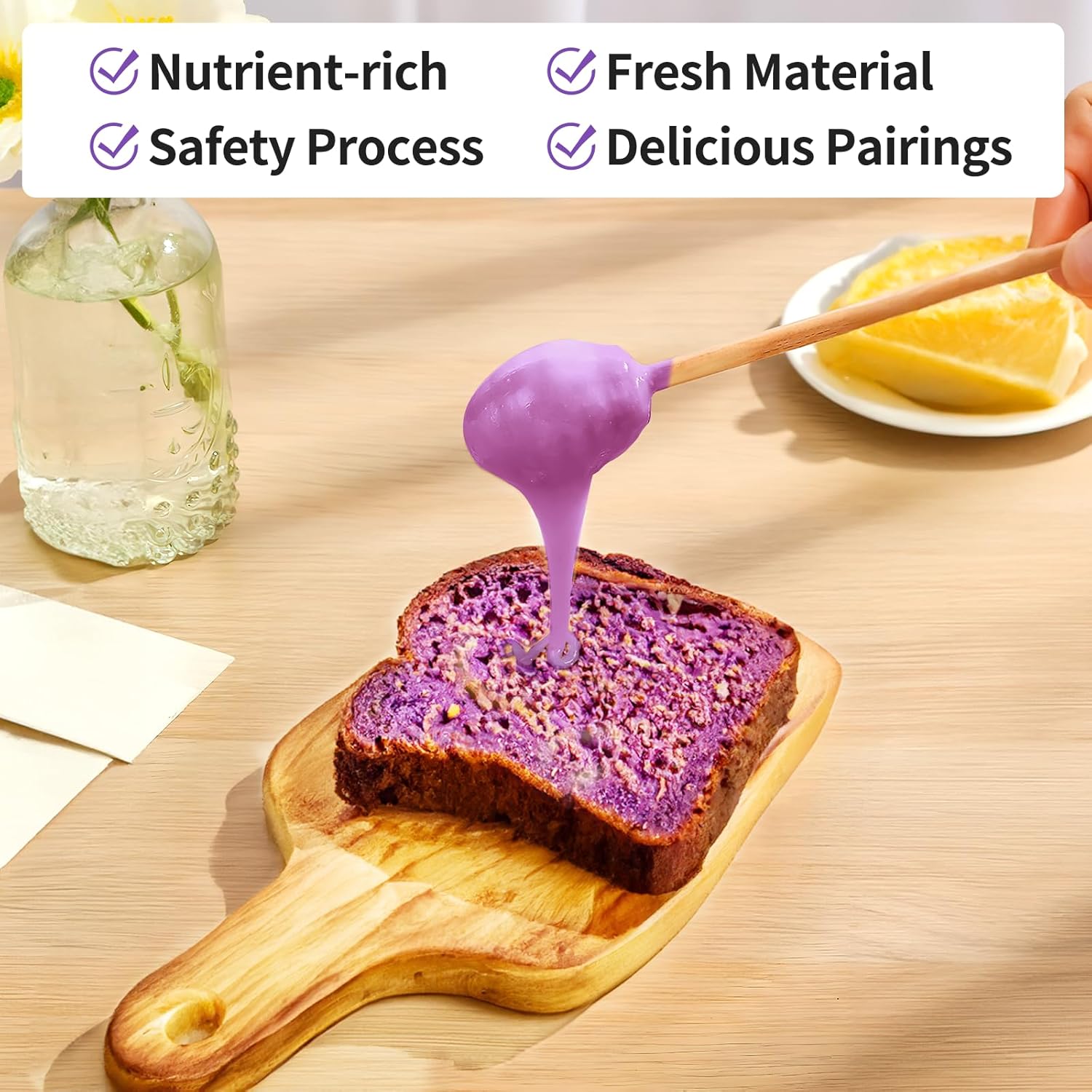 Wildcrafted Elderberry Flavor Sea Moss Gel - 15 OZ | Organic Raw Non-GMO Irish Sea Moss Gel for Thyroid & Digestive Support