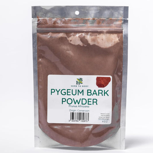 Wildcrafted Pygeum Bark Powder - 4oz | Prunus Africana Supplement for Body Health
