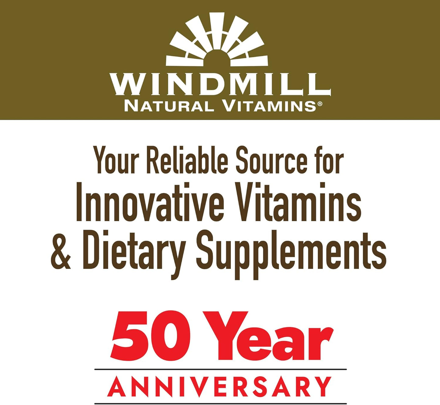Windmill Natural Vitamins B Complex - 100 Tablets, 100 Servings, Enhance Energy and Metabolism