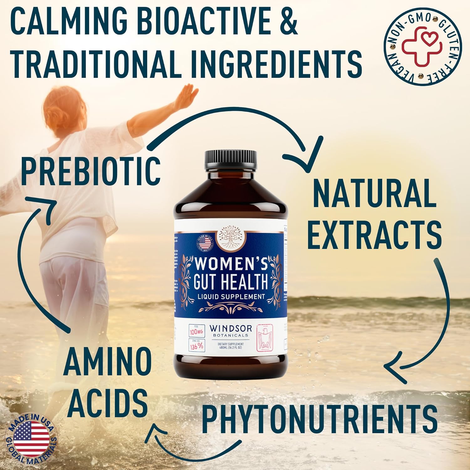 WINDSOR BOTANICALS Lactobacillus Salivarius Probiotic Bundle for Oral and Gut Health Support