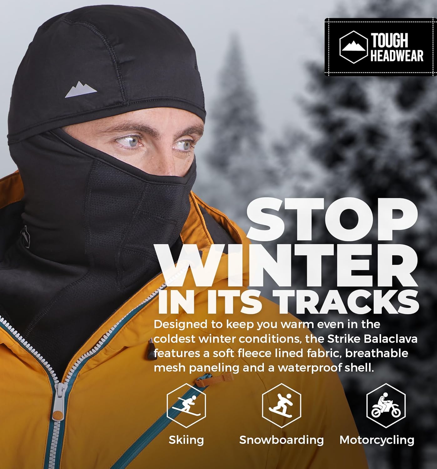 Winter Balaclava Ski Mask for Men & Women - Cold Weather Face Gear for Skiing, Snowboarding & Motorcycle Riding