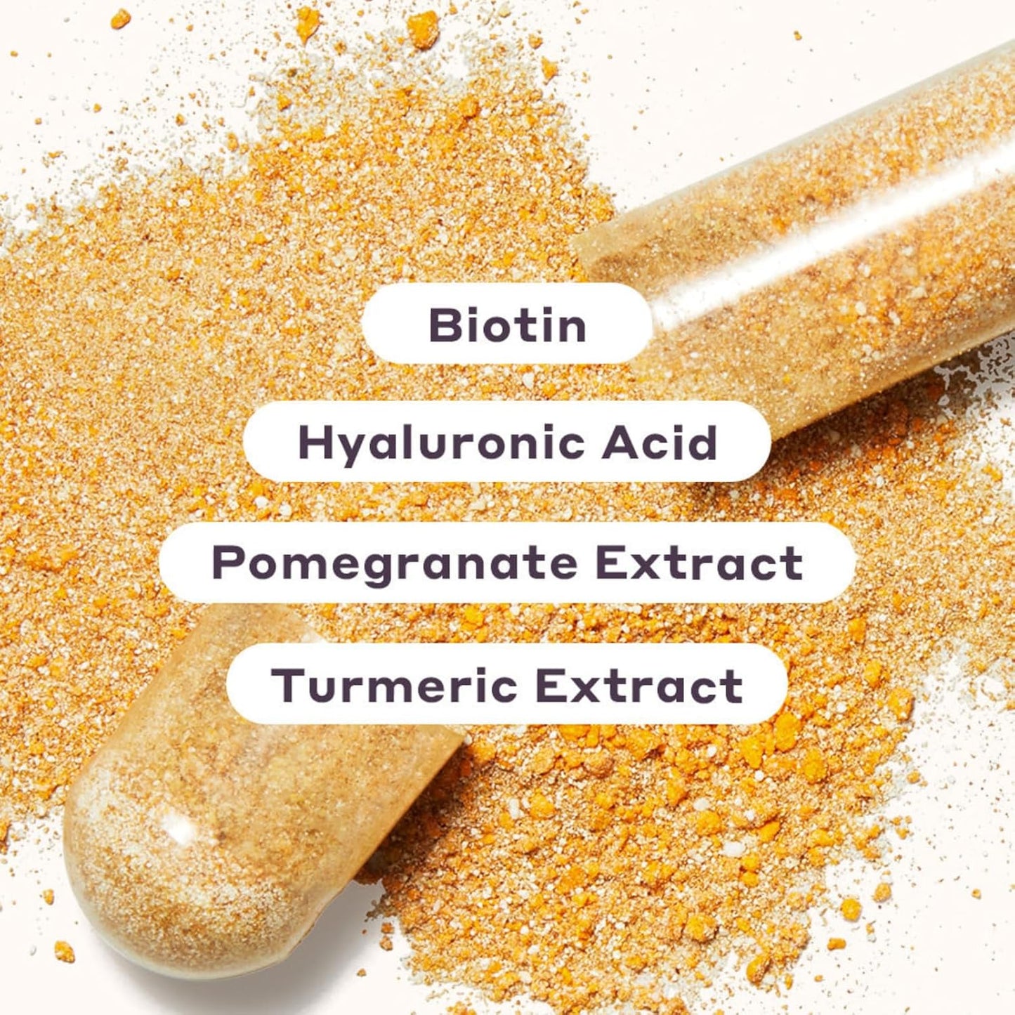 Womaness Active Glow Hair Skin Nails Vitamins with Biotin, Longvida Curcumin, & Hyaluronic Acid - Joint Health, Dry Skin, Thinning Hair Support (30 Caps)