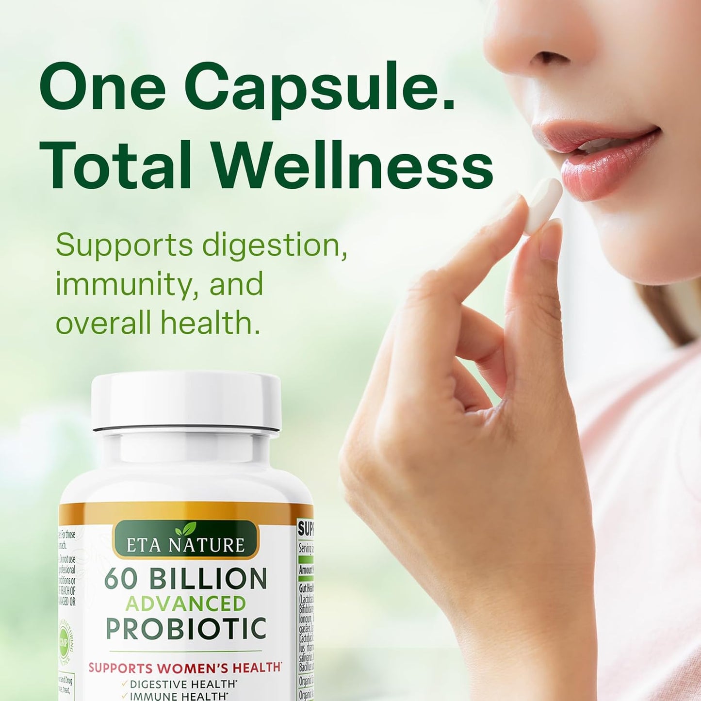 Women's Advanced Probiotic Blend - Supports Digestive Health, Gut Function, and Immune System