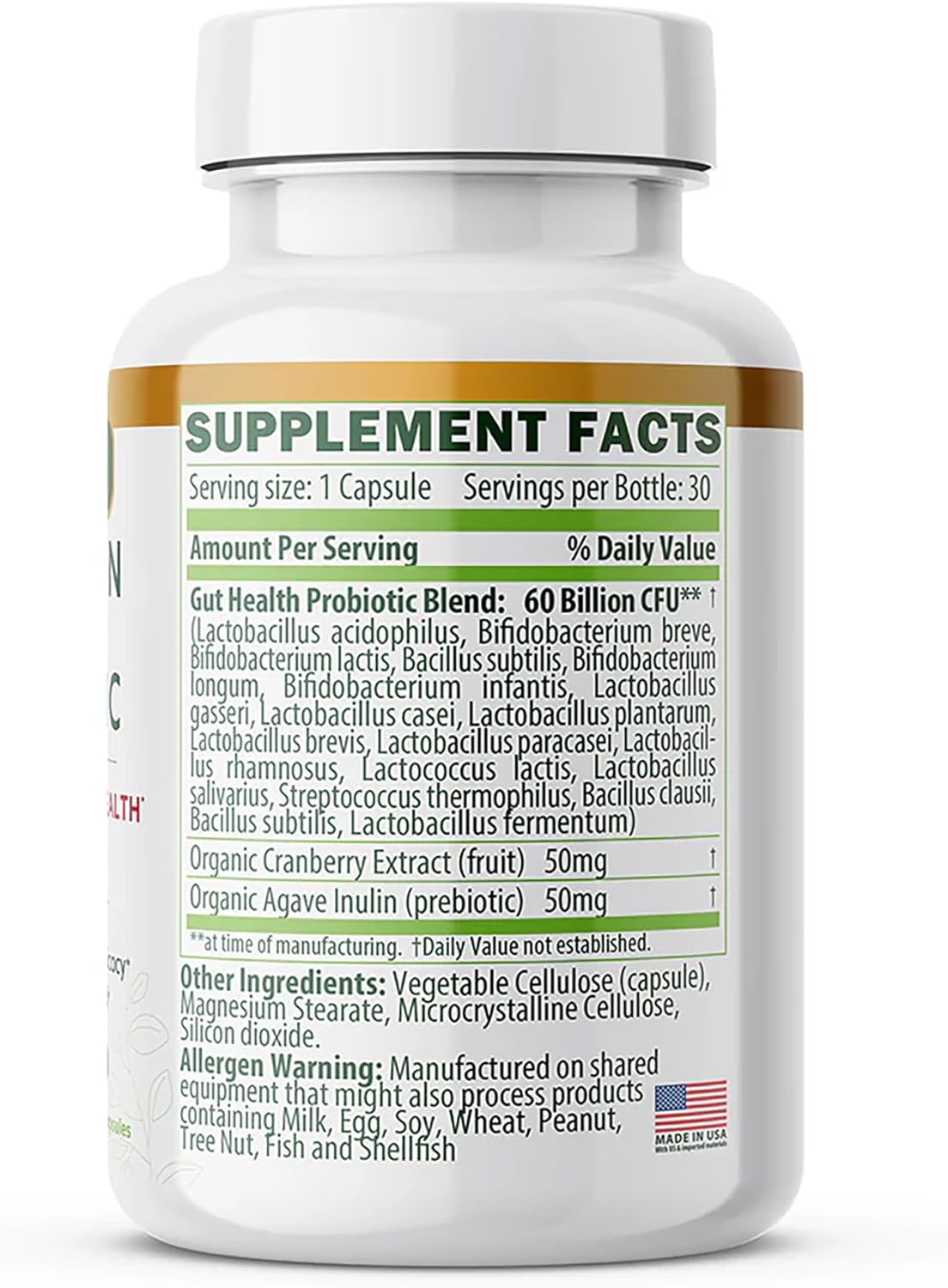 Women's Advanced Probiotic Blend - Supports Digestive Health, Gut Function, and Immune System