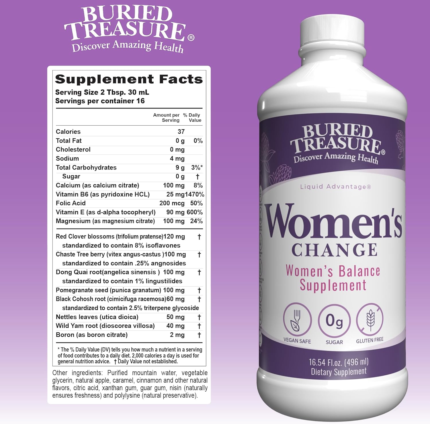Women's Balance Supplement for Hormonal Changes - Unlock the Buried Treasure