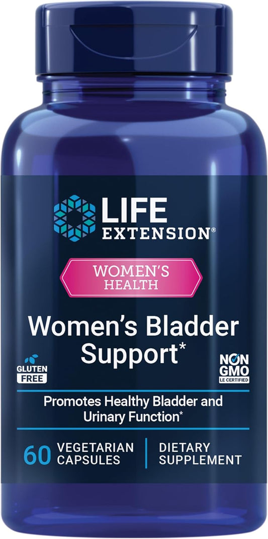 Women's Bladder Support Capsules with Horsetail & Caper Extracts for Urinary Health - Non-GMO & Gluten Free - 60ct