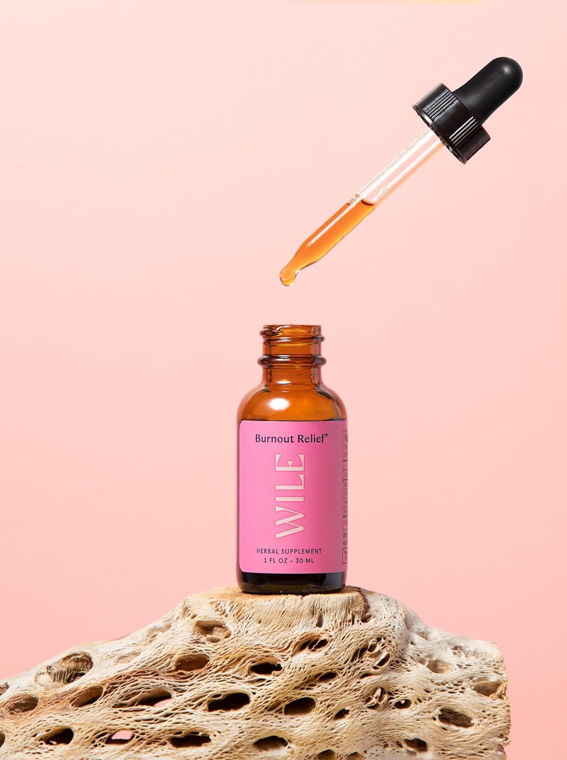 Women's Burnout Relief Energy Tincture with Ashwagandha, Rhodiola & Bacopa - Stress Support Supplement for Physical & Mental Signs of Stress