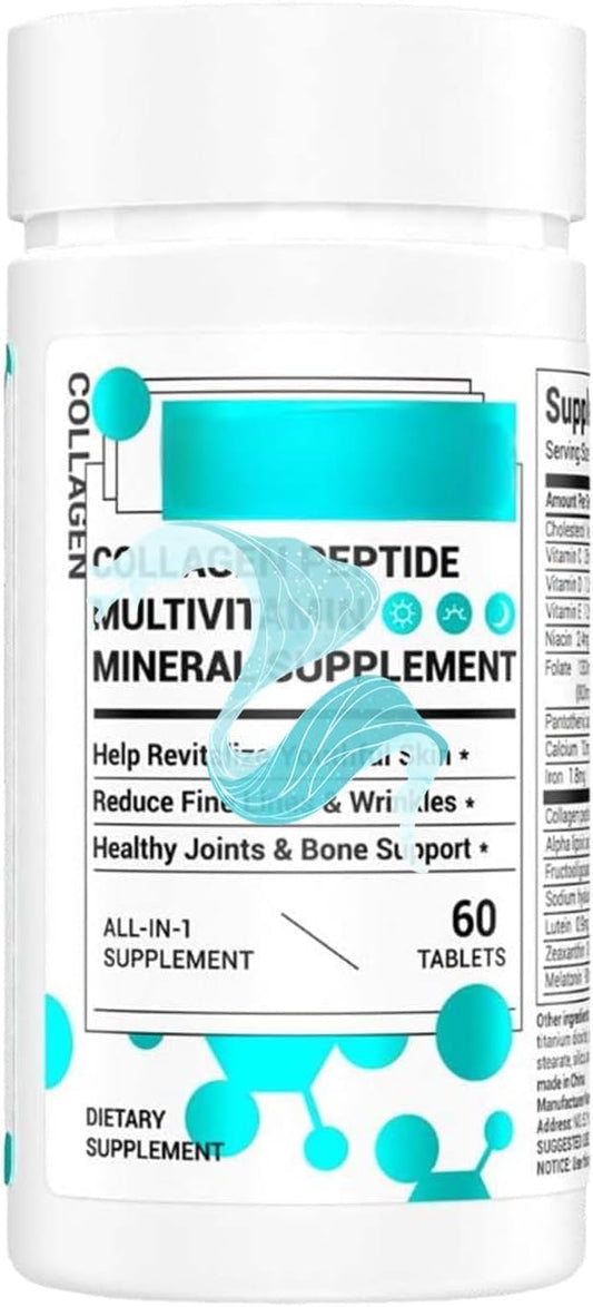 Women's Collagen Supplement for Hair, Skin, Nails, and Joints - 60 Tablets