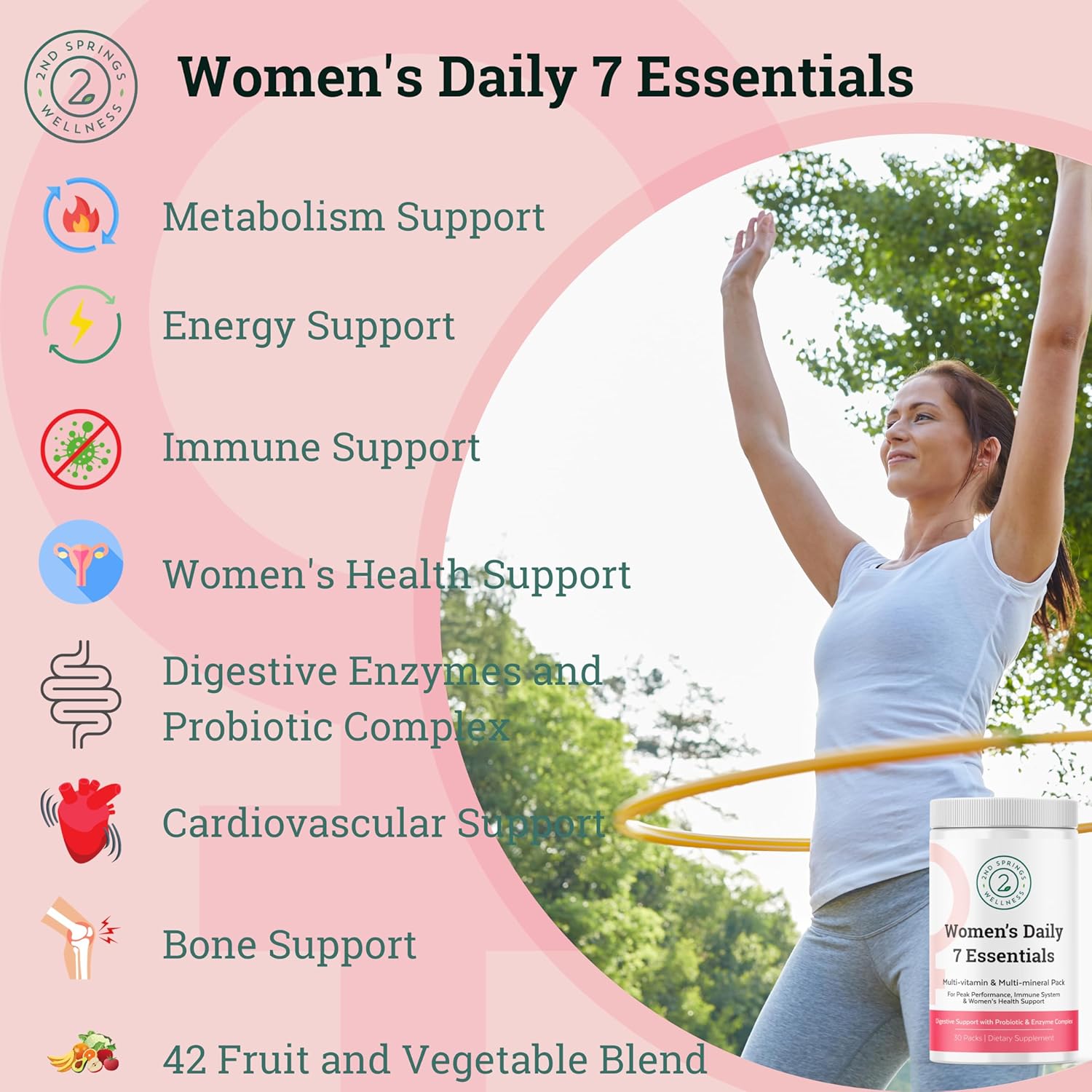 Women's Daily Essentials Bundle: Vitamin D3 + K2 Chewables & Sleep Well - 2nd Springs