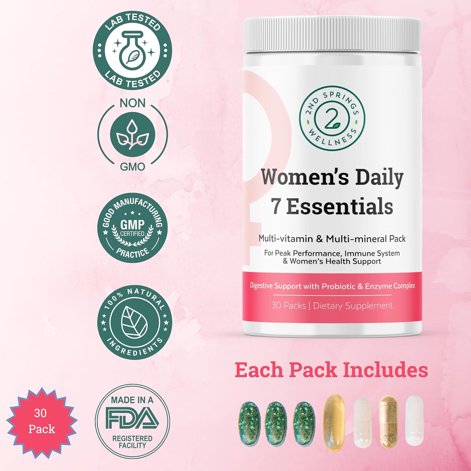 Women's Daily Essentials Bundle: Vitamin D3 + K2 Chewables & Sleep Well - 2nd Springs