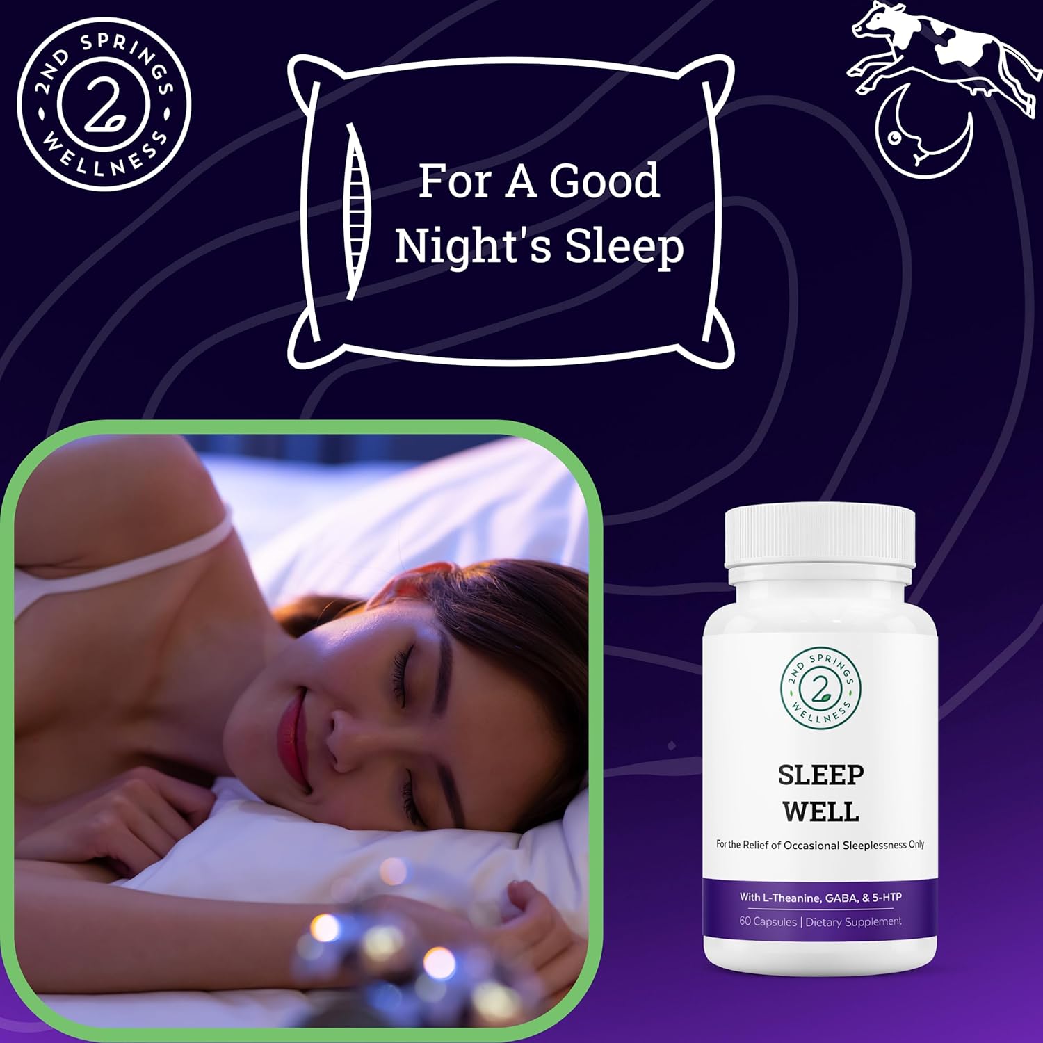 Women's Daily Essentials Bundle: Vitamin D3 + K2 Chewables & Sleep Well - 2nd Springs
