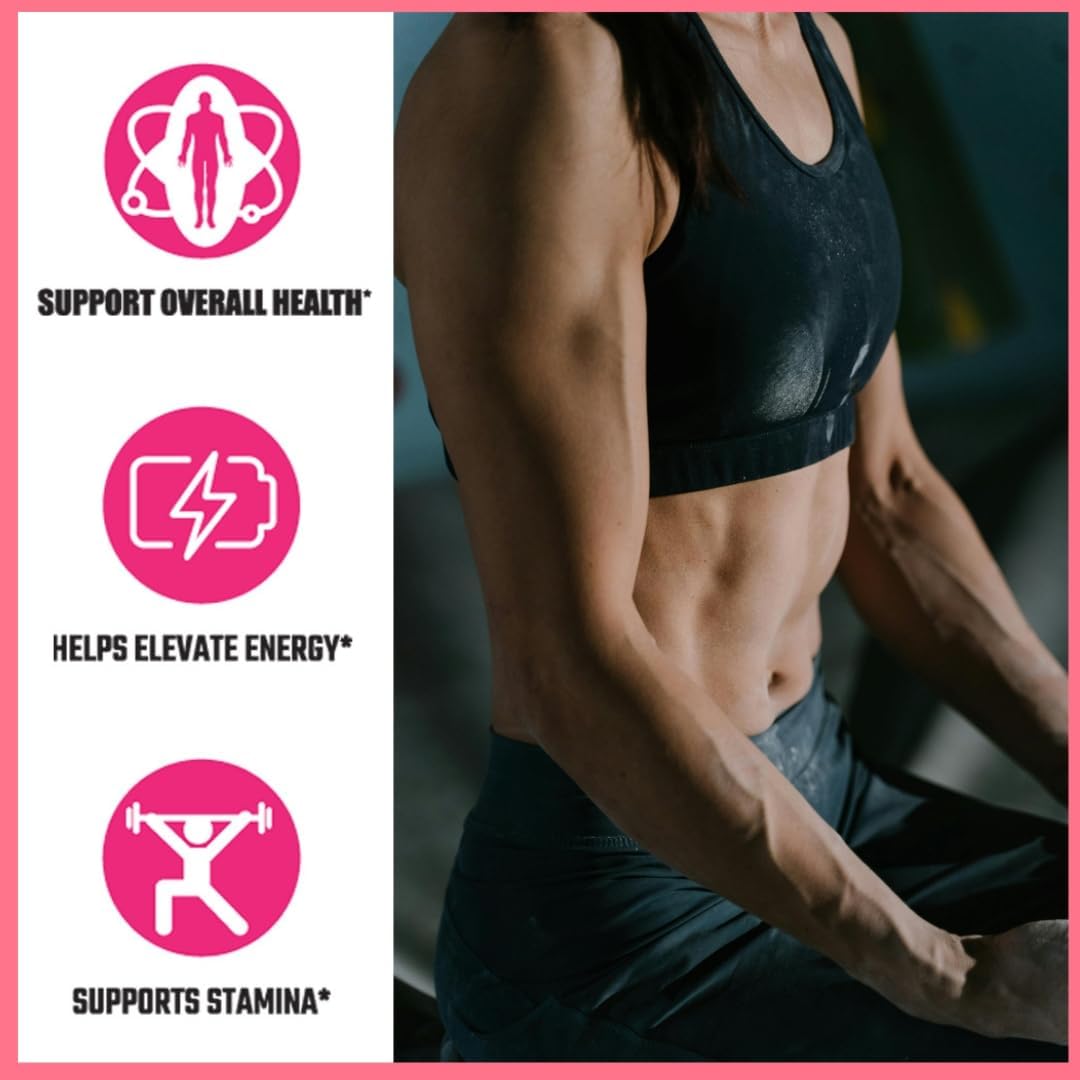 Women's Daily Multivitamin - Supports Energy, Immunity, Mood, Hair & Skin - Includes Vitamins A, B12, C, D, E, Zinc, Calcium - Vegetable Capsules - BoostGo Australia