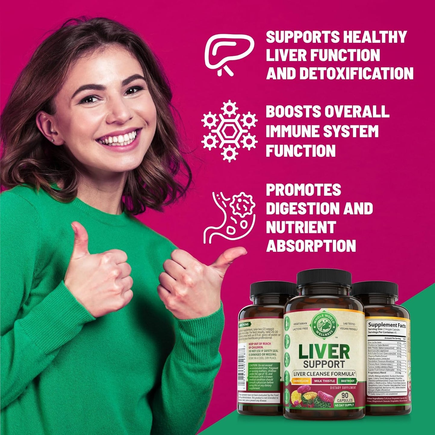 Women's Daily Multivitamins & Liver Cleanse Detox Repair Formula Bundle - Supports Holistic Wellness, Energy, Focus, & Liver Health - Made in USA