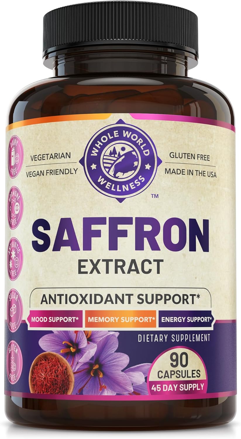 Womens Daily Multivitamins & Saffron Extract Bundle for Holistic Wellness & Boosted Energy - USA Made