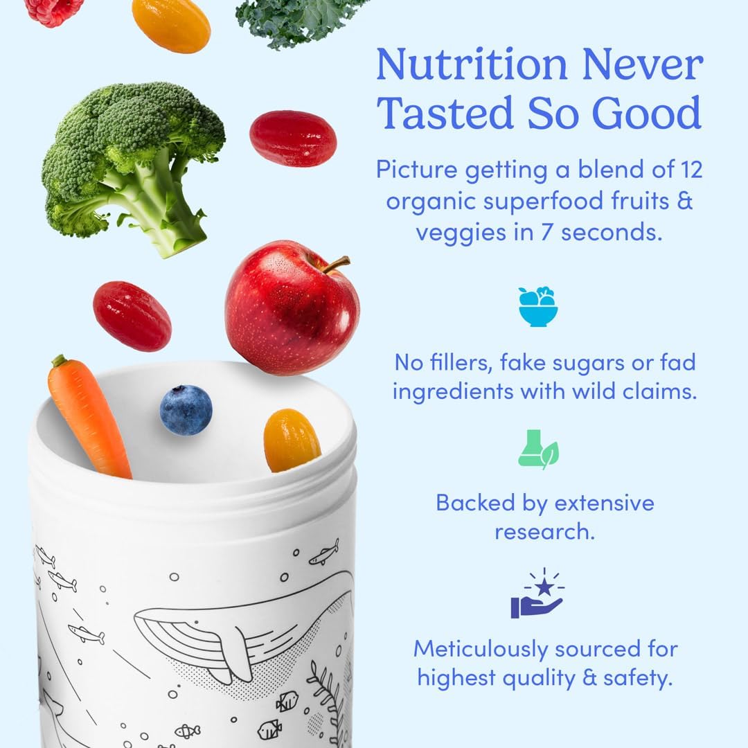 Women's Daily Supercharge Multivitamin Gummies with Methylfolate & Methylcobalamin B12, Vitamins A, B, C, D, E, K, Magnesium, Zinc, Biotin - 2g Sugar - 2 Pack, 60 Day Supply