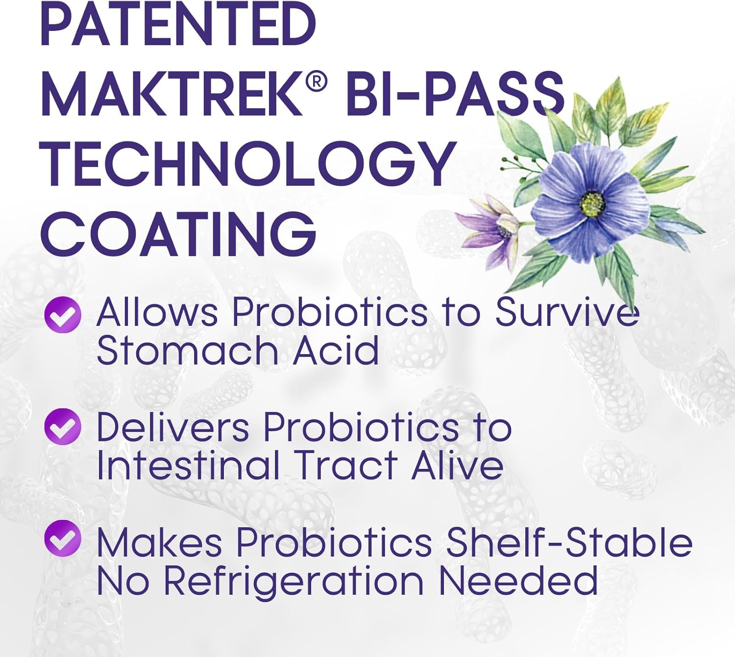 Women's Digestive Health Probiotic Supplement - 50 Billion CFU for Vaginal pH, Gut & Immune Support - 60 Capsules