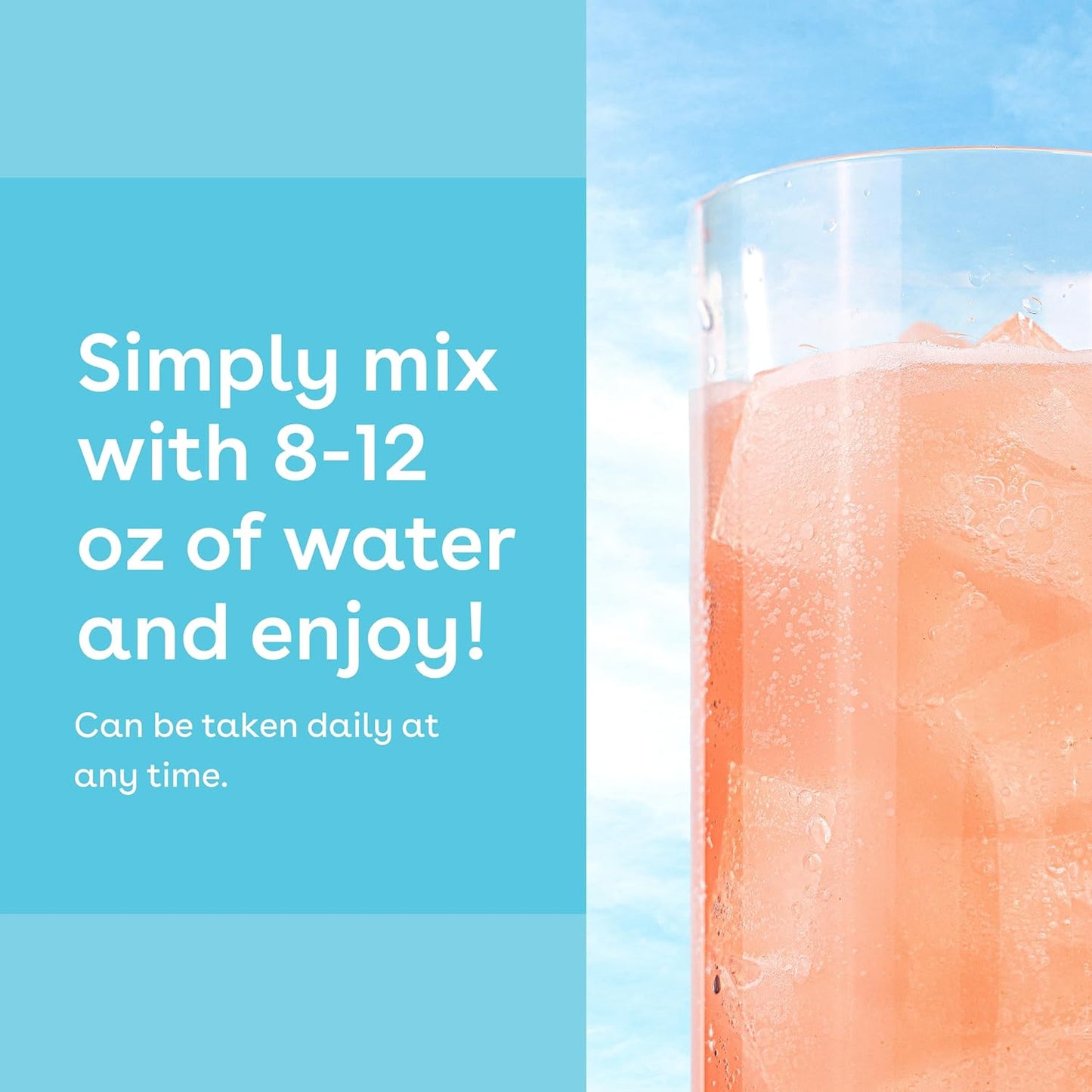 Women's Electrolyte Hydration Drink Mix - Energy & Mineral Support - Sodium, Calcium, No Sugar - 15 Blueberry Coconut Packets