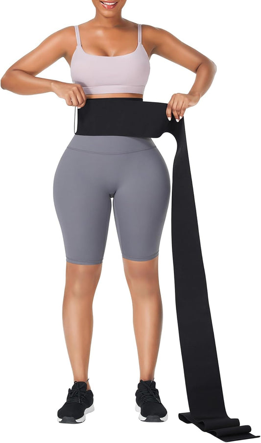 Women's FeelinGirl Long Torso Waist Trainer Bandage Wrap Trimmer Belt - Tummy & Belly Body Shaper