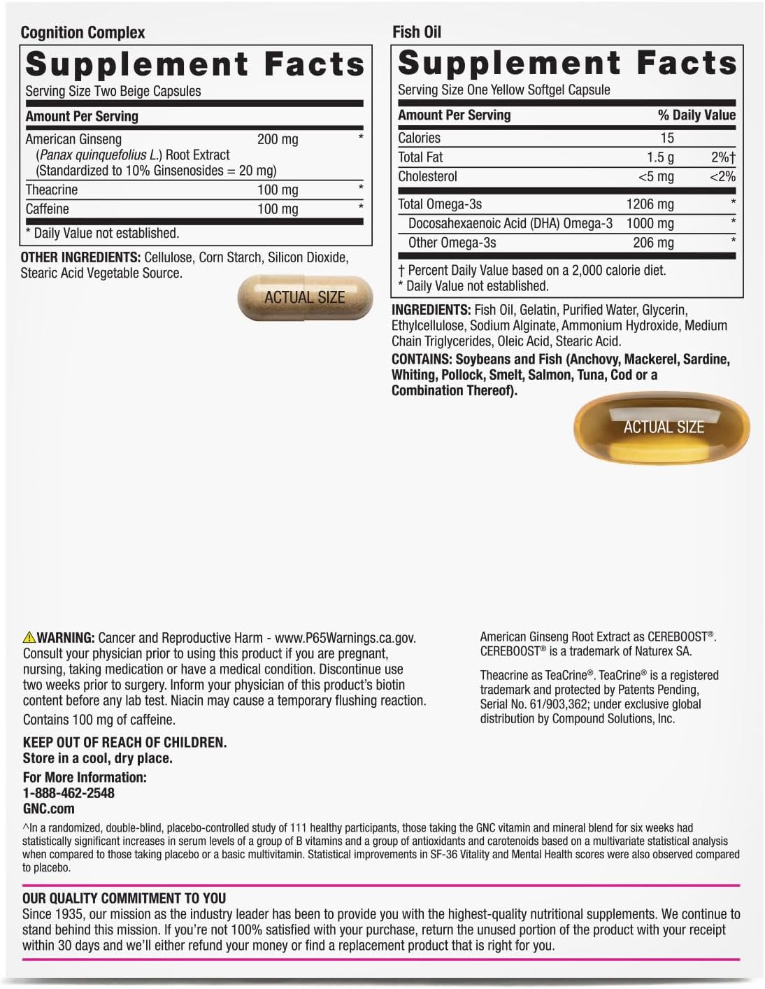 Women's Focus & Cognition Vitapak Program - 30 Servings by GNC