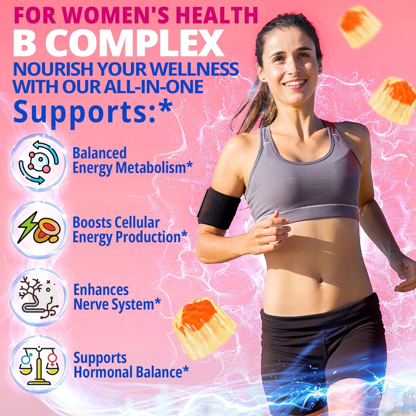 Women's Gut Health Bundle: Akkermansia Probiotics & Methylated B Complex Vitamin Gummies by Nextdia