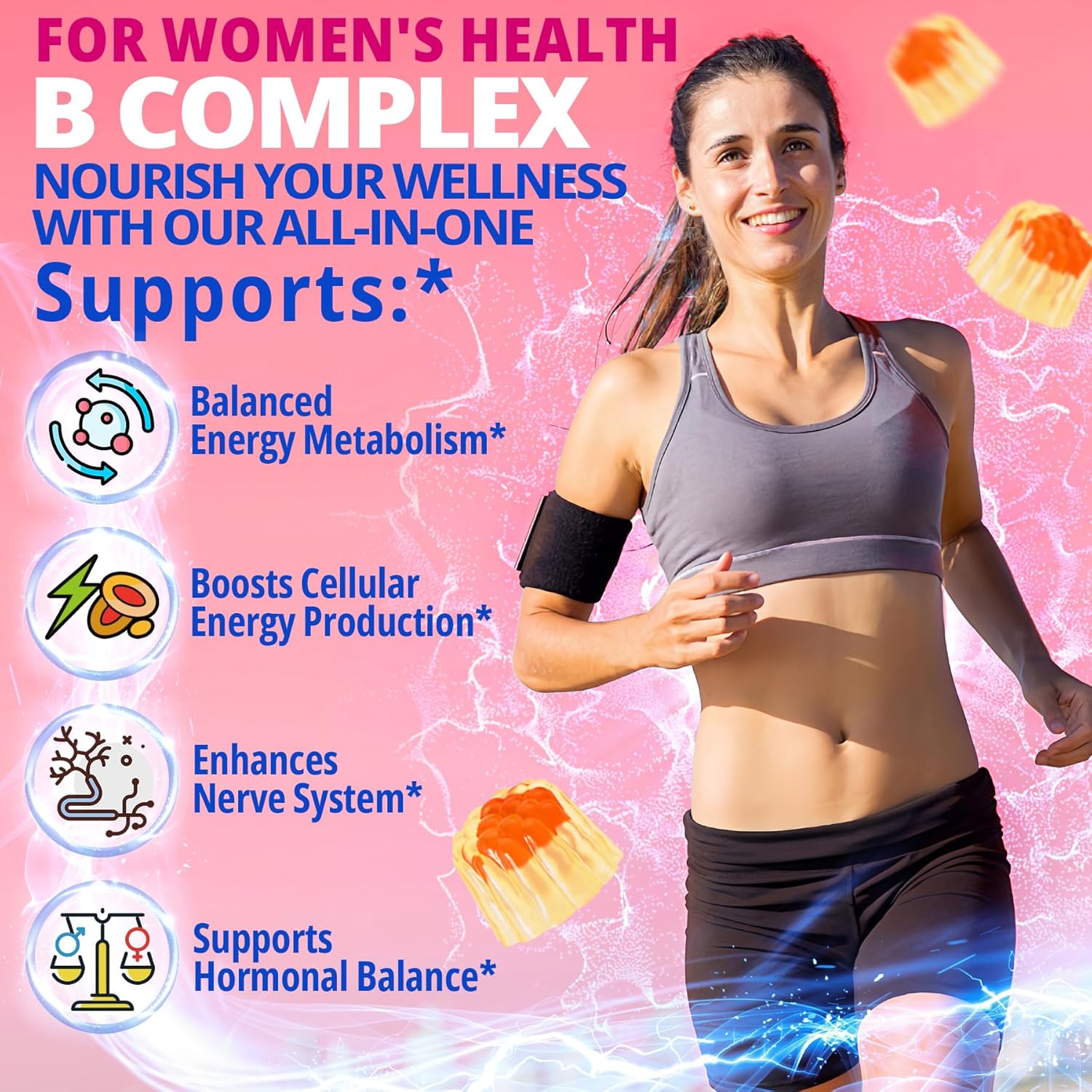 Women's Gut Health Bundle: Akkermansia Probiotics & Methylated B Complex Vitamin Gummies by Nextdia