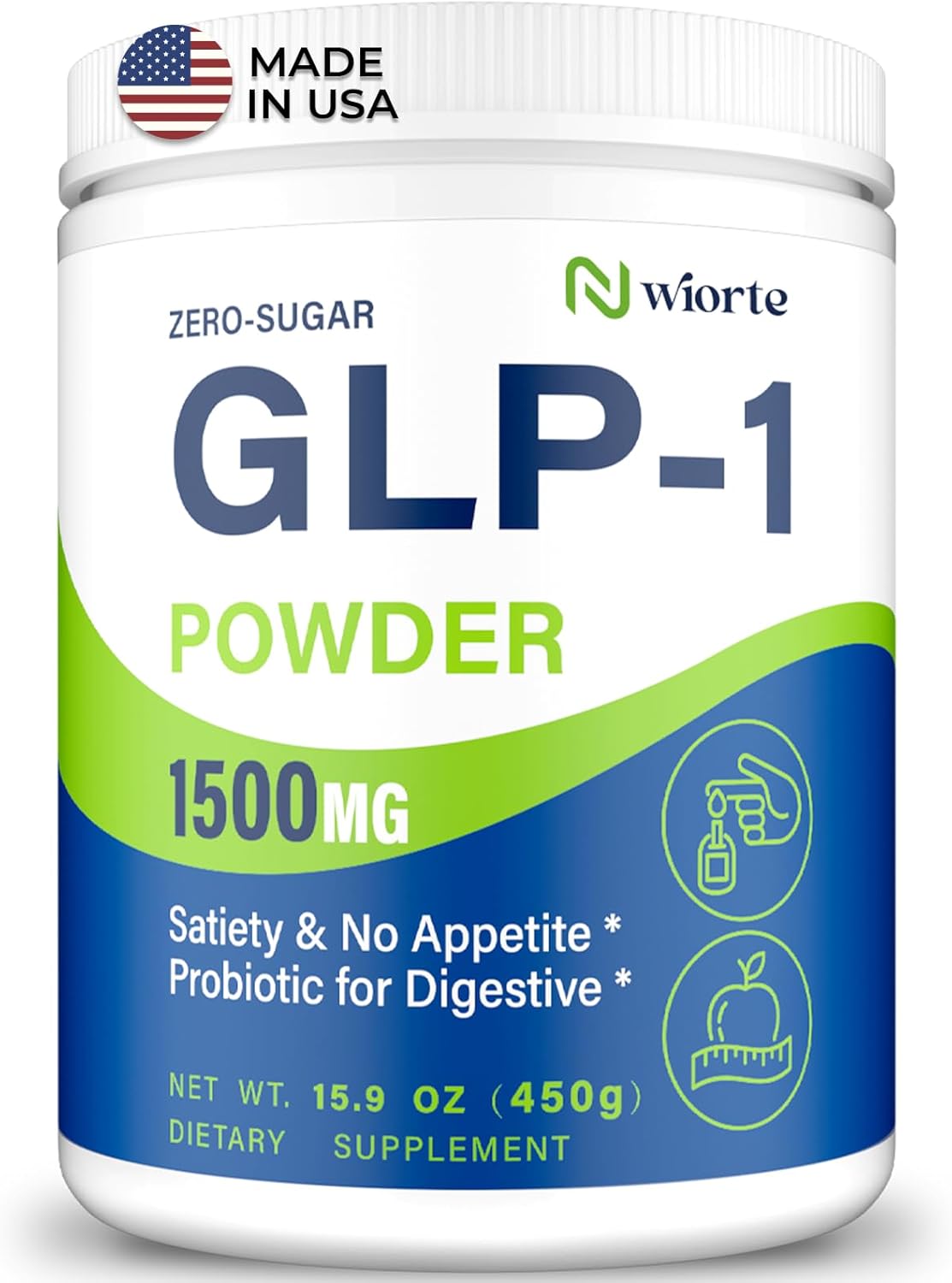 Women's Gut Health GLP-1 Supplement with Akkermansia Muciniphila Probiotic - 1500MG Prebiotic Mix for Digestion, Energy, Overall Health