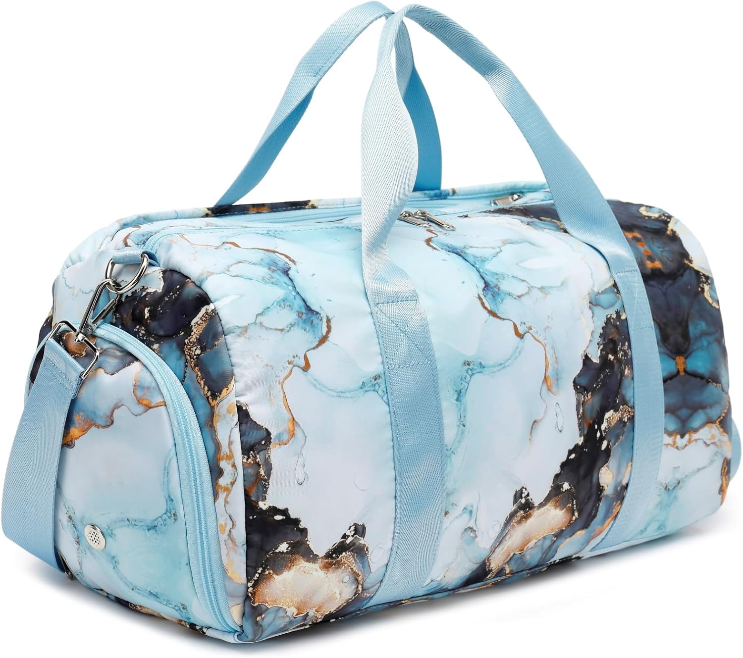 Women's Gym Duffle Bag with Shoe Compartment and Wet Pocket - Perfect for Sports, Workouts, and Travel