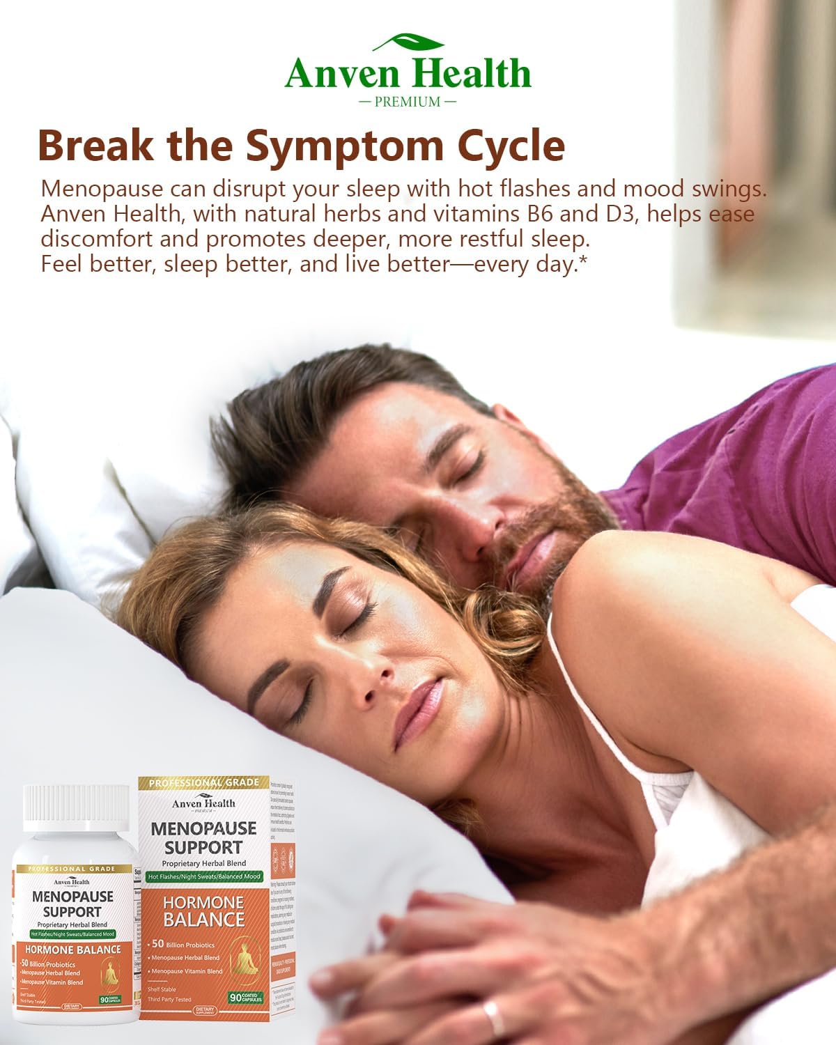 Women's Health and Longevity Bundle: Menopause Probiotics and Spermidine & Fisetin for Anti-Aging Support, Well-Being