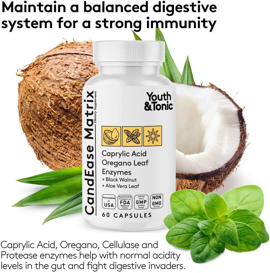 Women's Hormone Balance & Digestive Support Bundle - Youth & Tonic, CandEase Matrix, Kidney Cleanse | Female Hormonal & Digestive Imbalance Relief