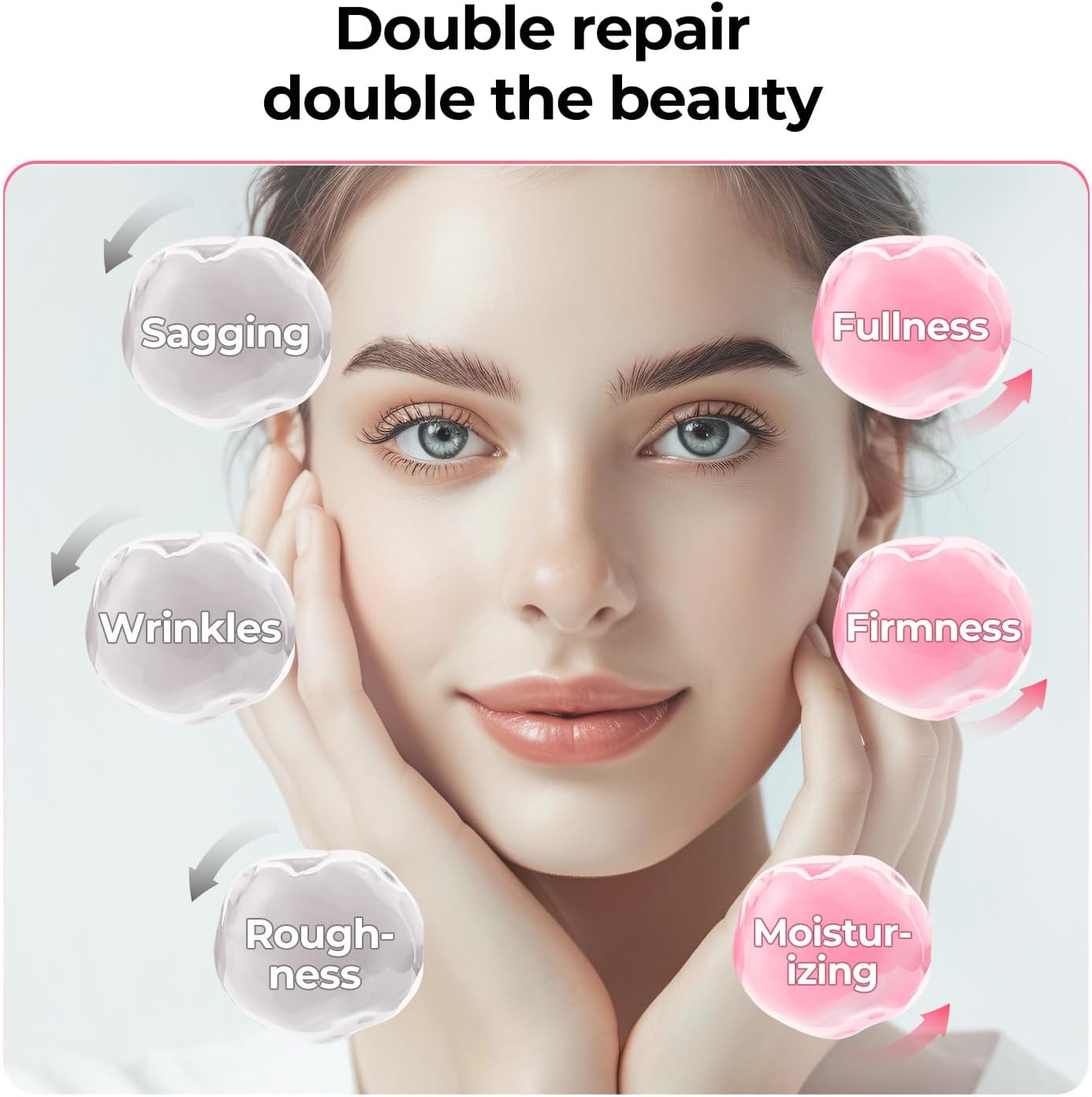 Women's Hydrolyzed Collagen Capsules with Elastin Peptides, 800mg - Promotes Hair, Skin, Nails - 60 Pills