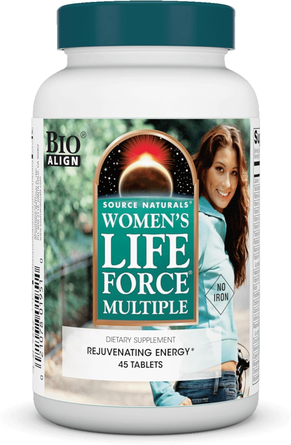 Women's Life Force Multiple Iron Free - Daily Multivitamin with 13 Essential Vitamins, Antioxidants, Herbs, Nutrients, and Minerals for Enhanced Energy and Immune Support - 45 Tablets