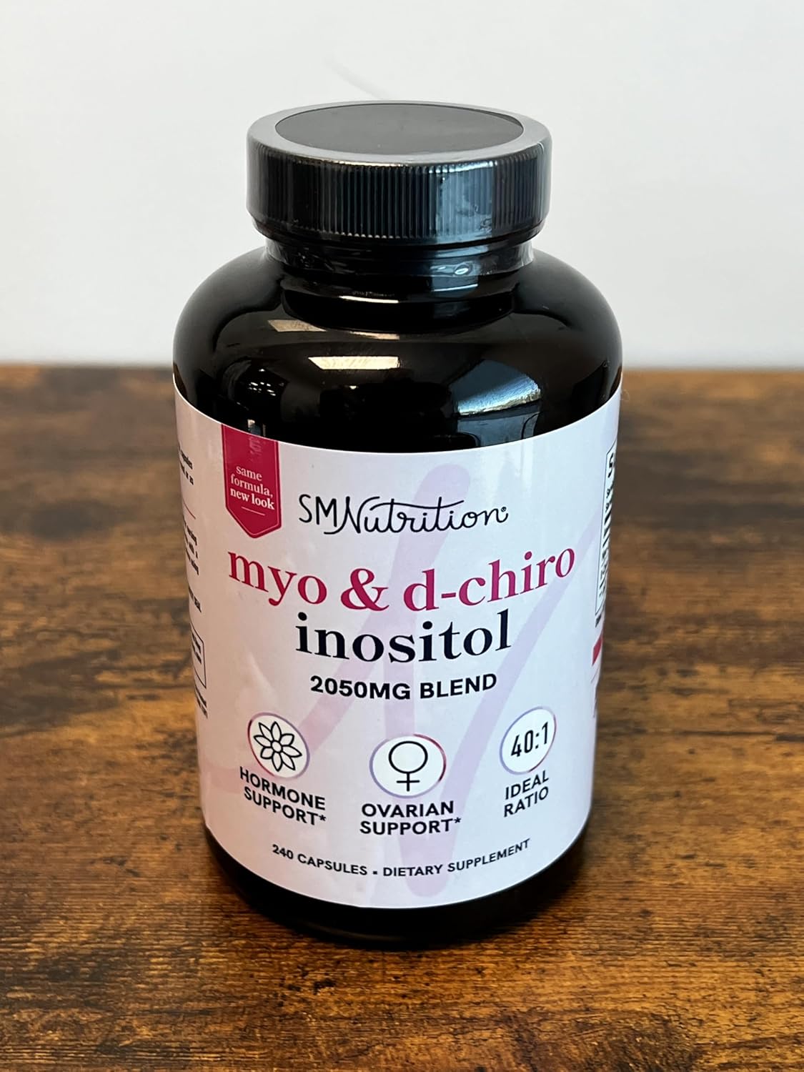 Women's Menstrual Cycle Support Supplement with Myo-Inositol & D-Chiro Inositol in 40:1 Ratio - 2000mg Myo & 50mg D Chiro with Vitamin B8 - 240 Ct