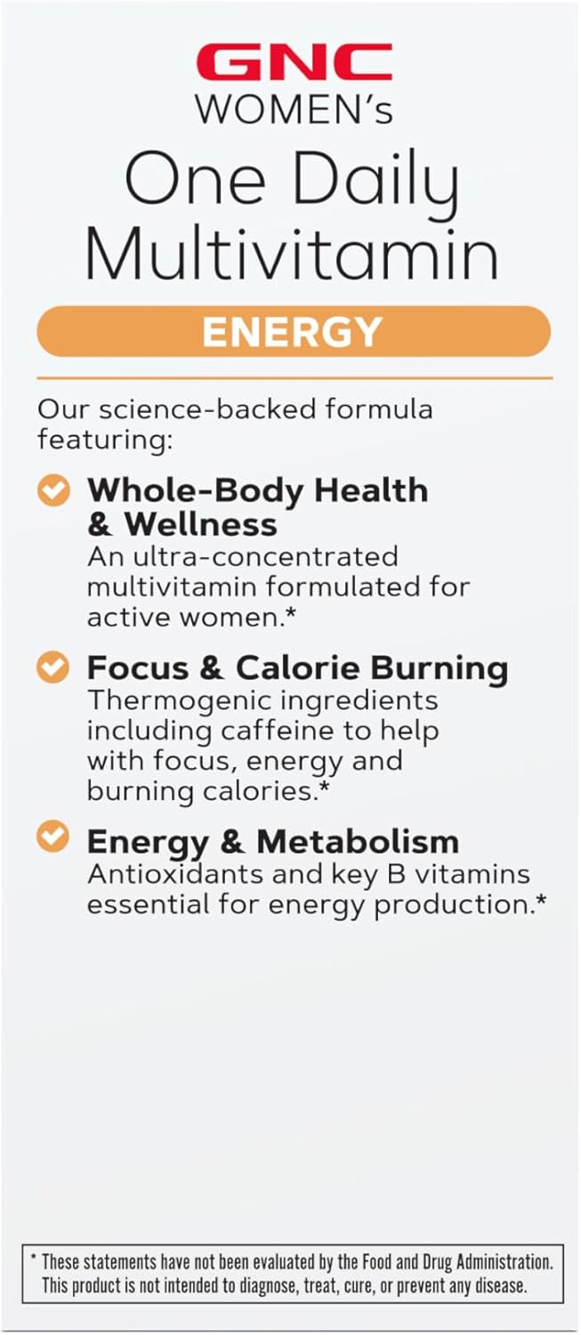Women's Multi Energy & Metabolism Supplement - 1 Daily by GNC