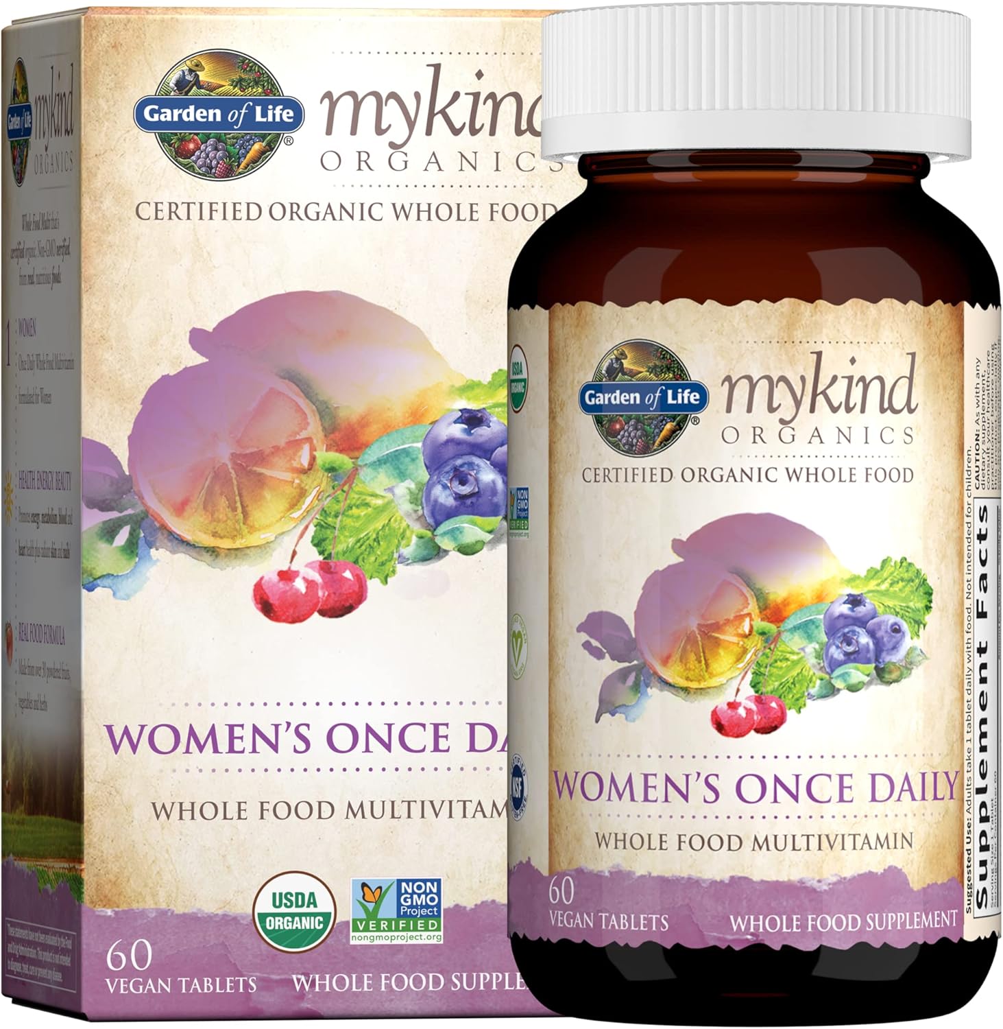 Women's Multivitamin and Zinc Supplement Bundle by Garden of Life - Pack of 2