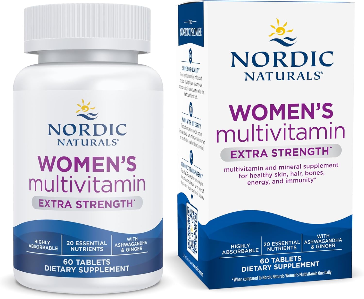 Women's Multivitamin Extra Strength & Ultimate Omega Starter Pack by Nordic Naturals