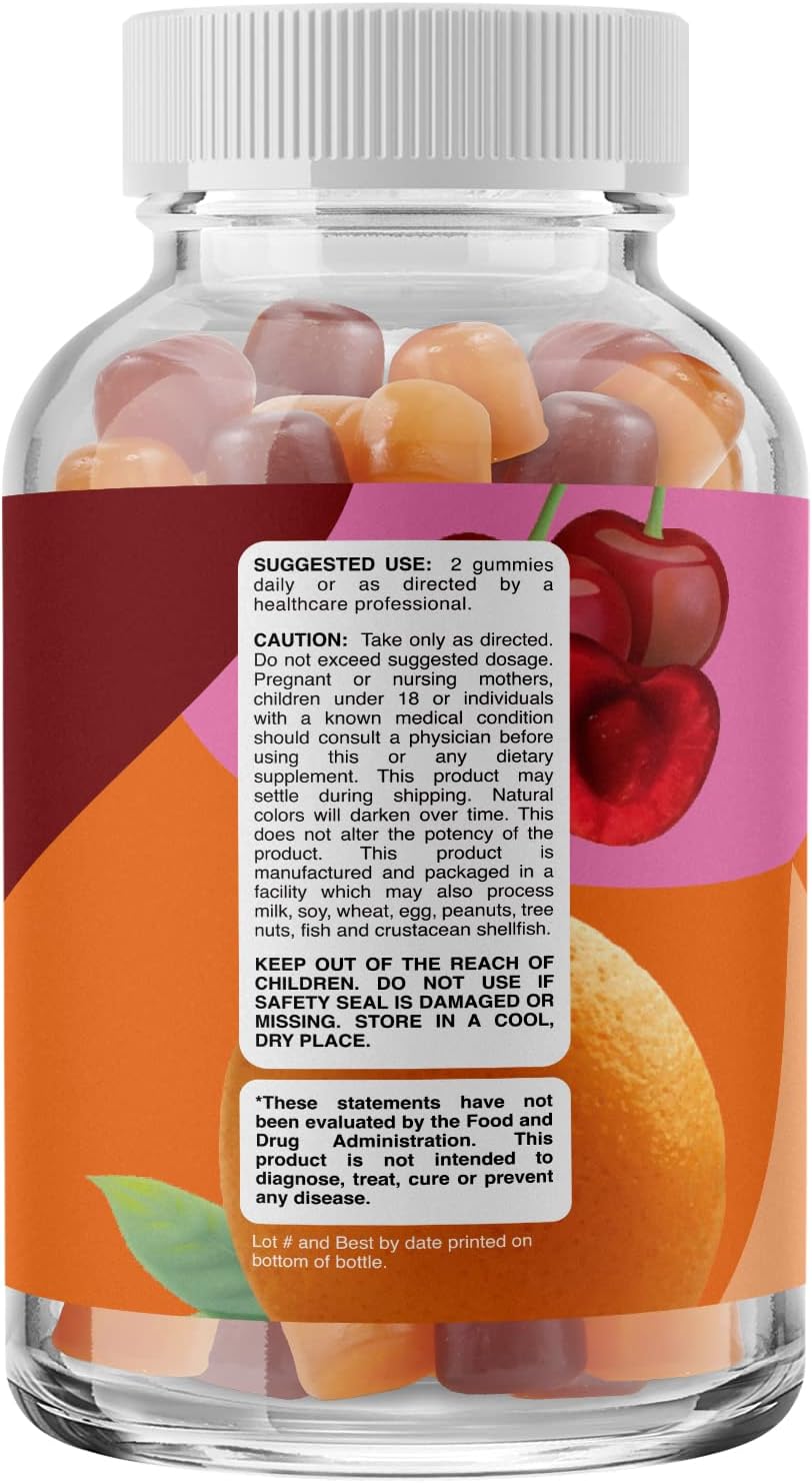 Women's Multivitamin Gummies with Zinc - Natural Immune System Booster for Adults - Complete Women's Multivitamin Gummy Supplement