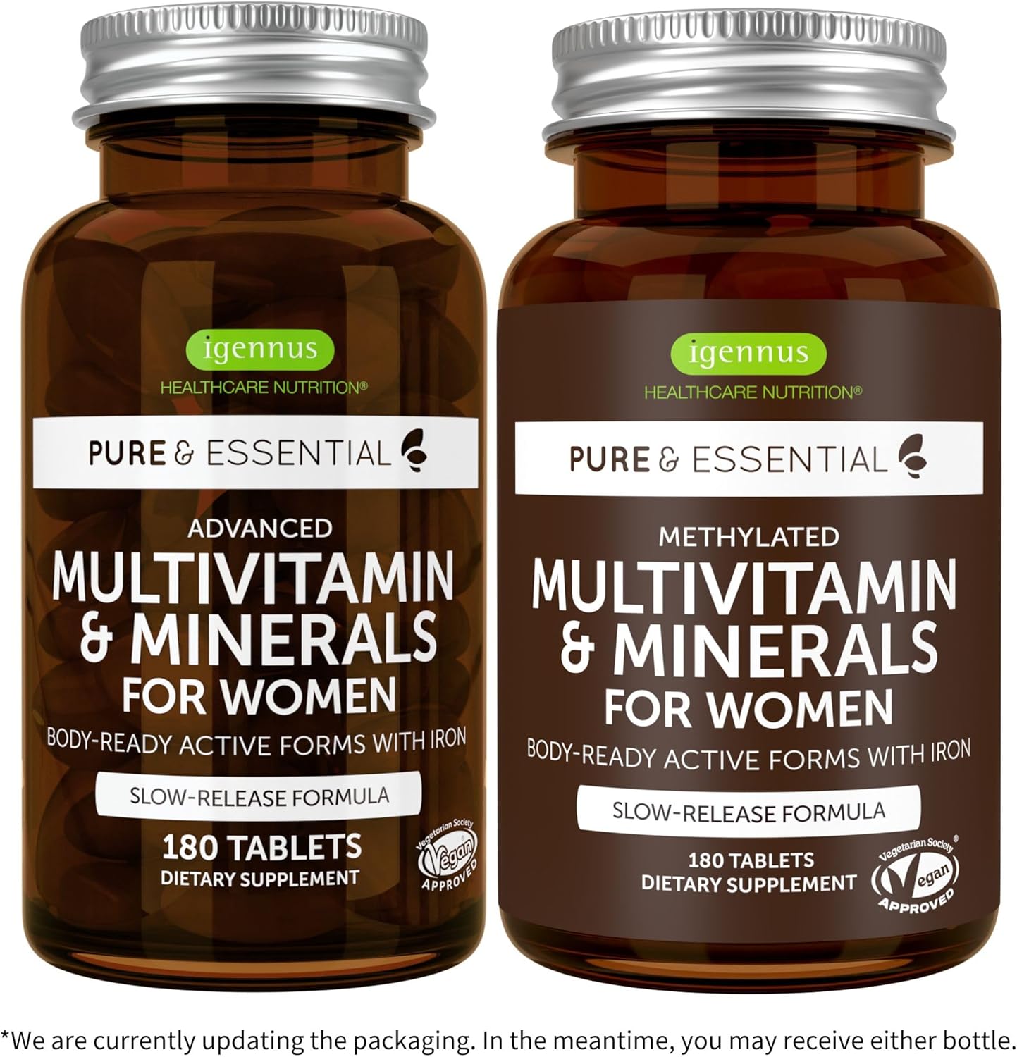 Women's Multivitamin & Minerals with CoQ10 100mg Softgels - Energy Bundle by Igennus