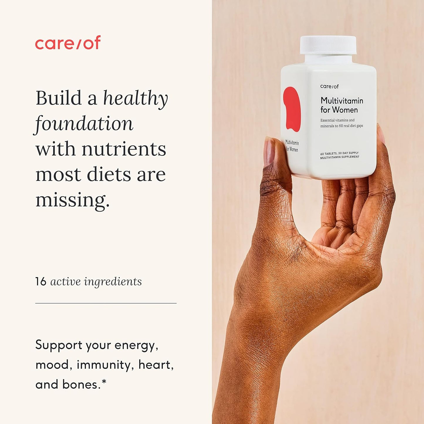 Women's Multivitamin Supplement (60 Count, 30 Day Supply) - Care/of