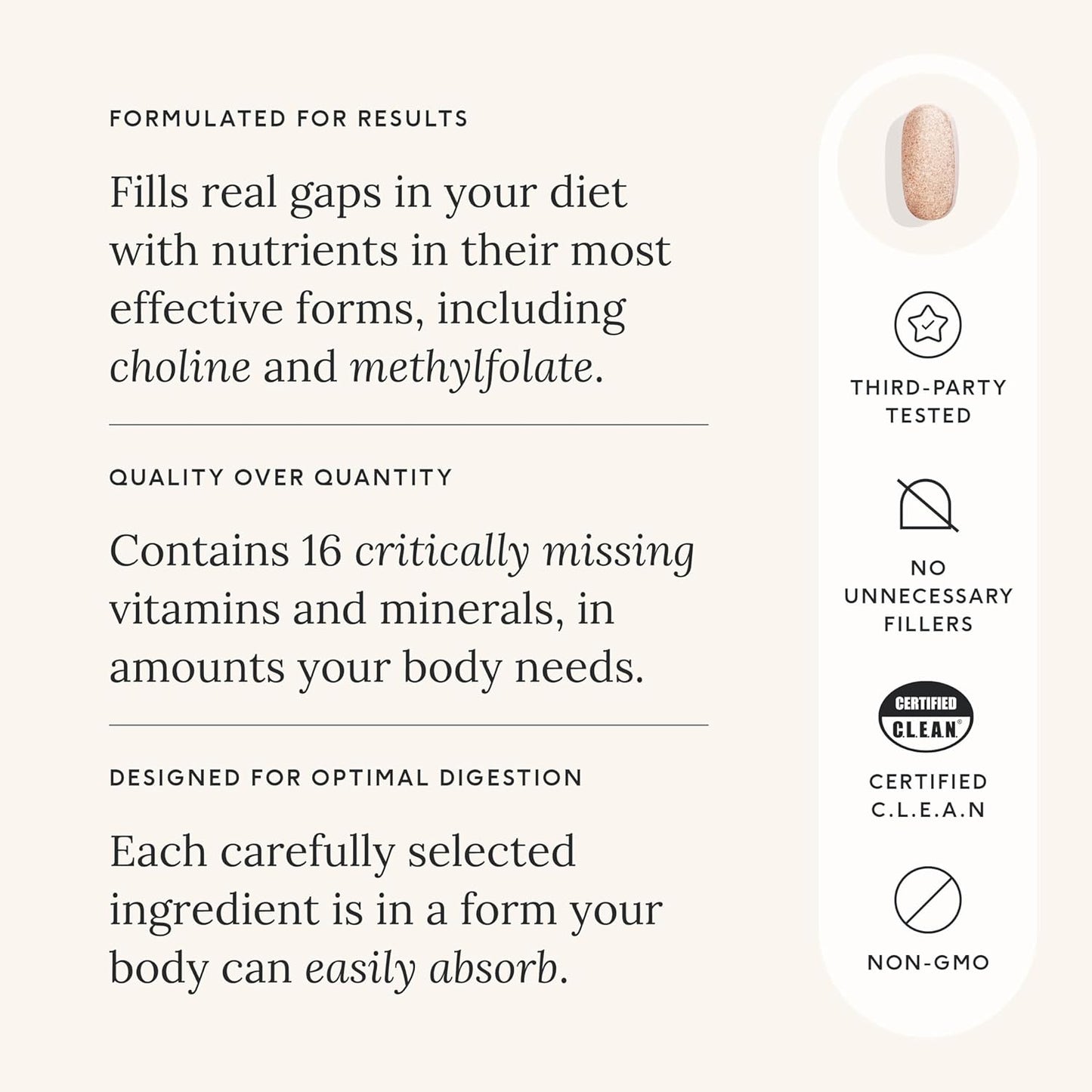 Women's Multivitamin Supplement (60 Count, 30 Day Supply) - Care/of