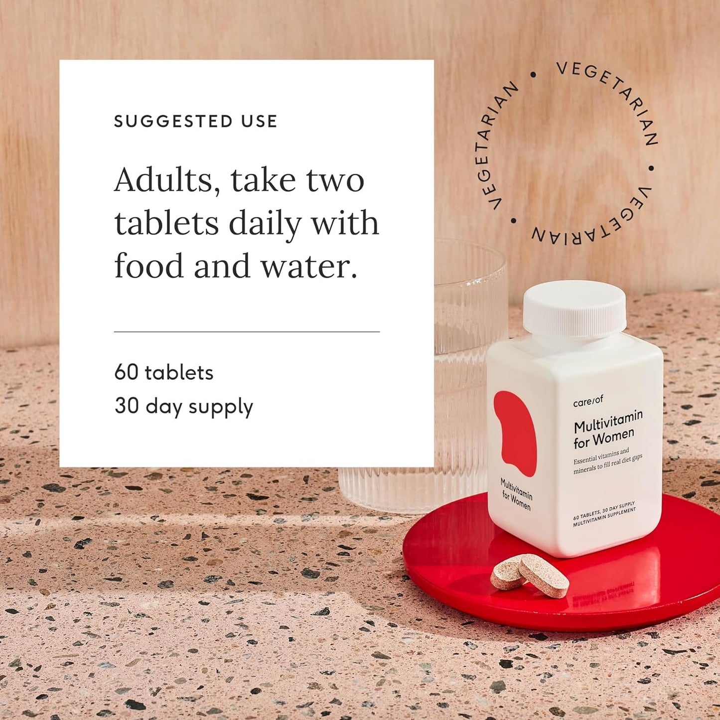 Women's Multivitamin Supplement (60 Count, 30 Day Supply) - Care/of