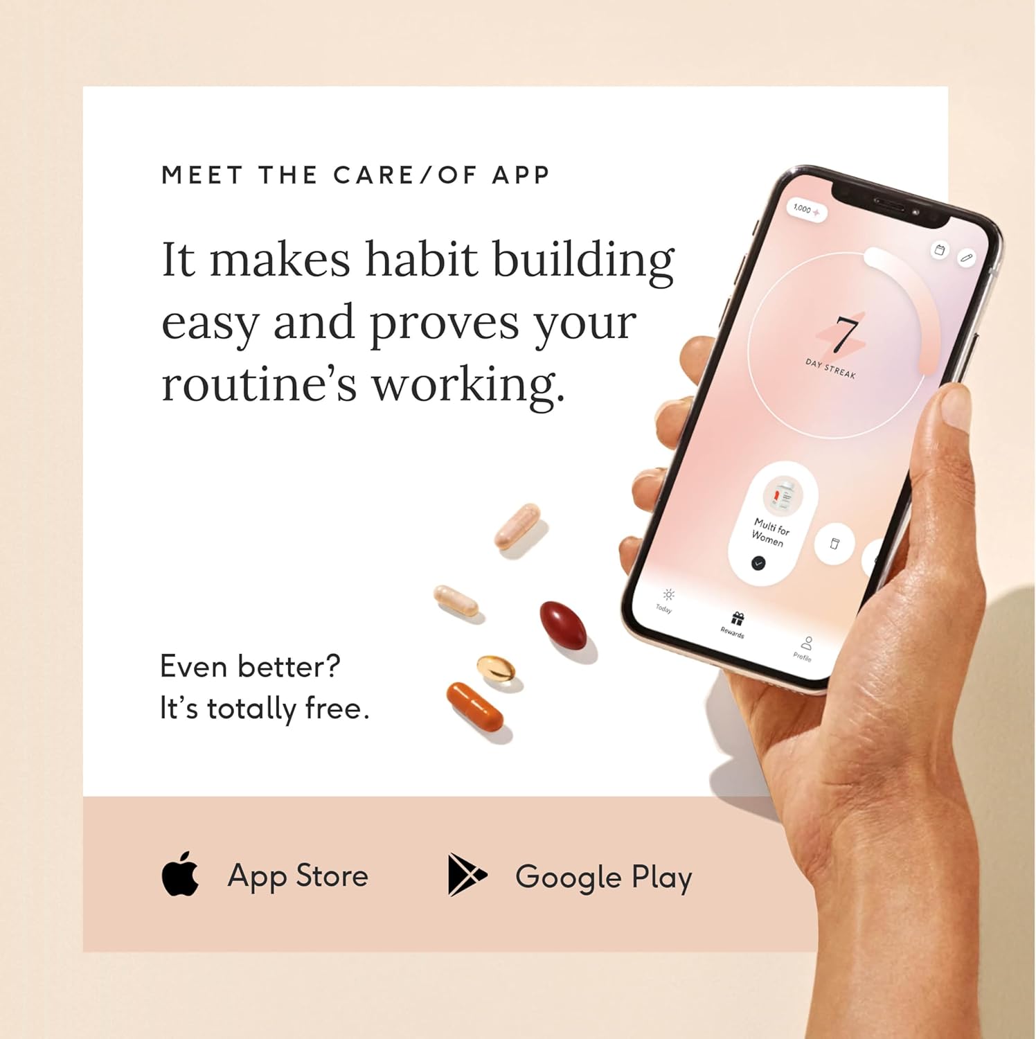 Women's Multivitamin Supplement (60 Count, 30 Day Supply) - Care/of