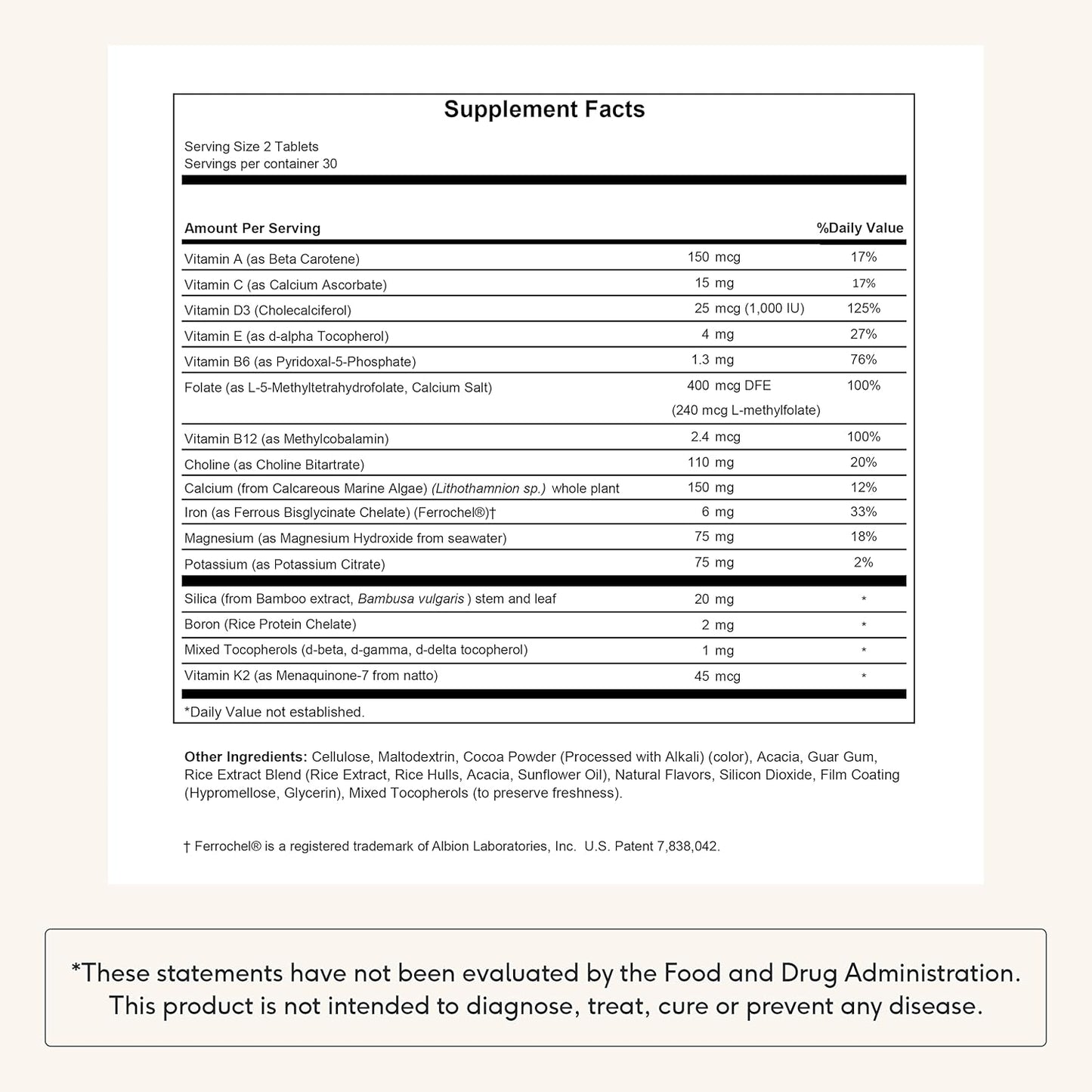 Women's Multivitamin Supplement (60 Count, 30 Day Supply) - Care/of