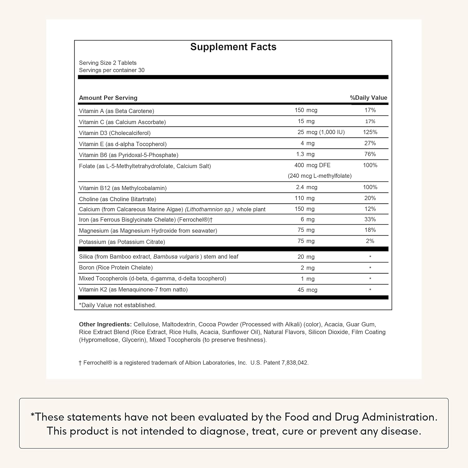 Women's Multivitamin Supplement (60 Count, 30 Day Supply) - Care/of